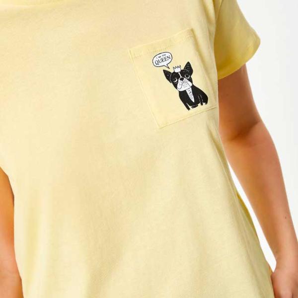 Tricou pentru femei Koton 4SAL10143IK 100% bumbac/ Yellow photo 4