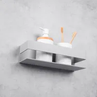 Raft pentru baie Daske Skandi Aluminiu/ Gray photo 8