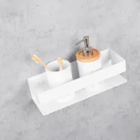 Raft pentru baie Daske Skandi Aluminiu/ White photo 6