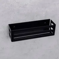 Raft pentru baie Daske Country Aluminiu/ Black photo 4
