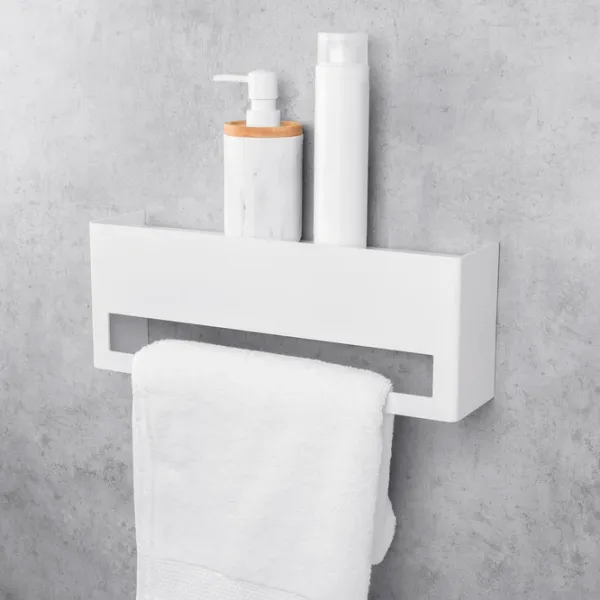Raft pentru baie Daske Keyka Aluminiu/ White photo 5