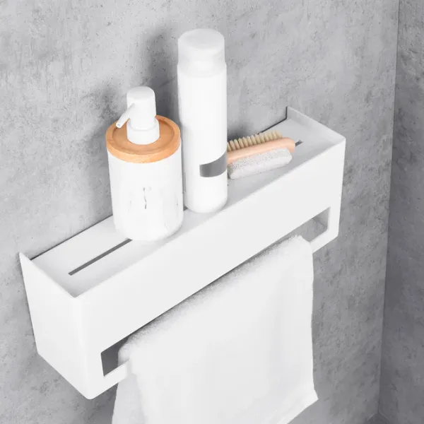 Raft pentru baie Daske Keyka Aluminiu/ White photo 6