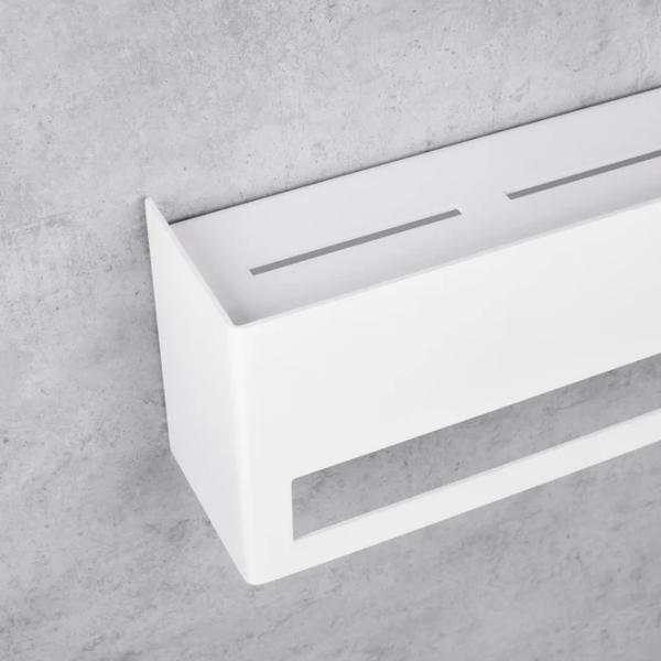 Raft pentru baie Daske Keyka Aluminiu/ White photo 7