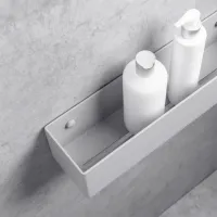 Raft pentru baie Daske Basket Aluminiu/ Gray photo 8