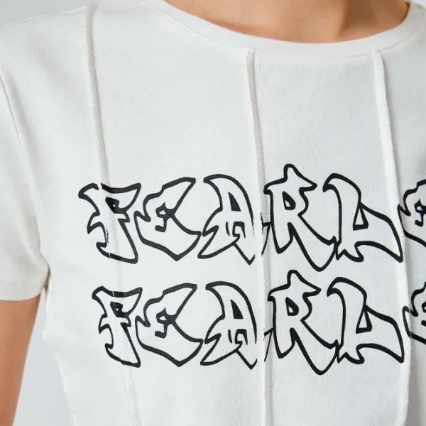 Tricou pentru femei Koton 4SAL10138IK 100% bumbac/ White photo 5