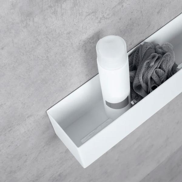 Raft pentru baie Daske Basket Aluminiu/ White photo 9