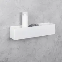 Raft pentru baie Daske Basket Aluminiu/ White photo 10