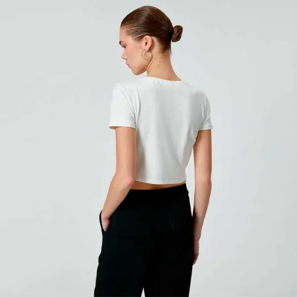 Tricou pentru femei Koton 4SAL10138IK 100% bumbac/ White photo 4