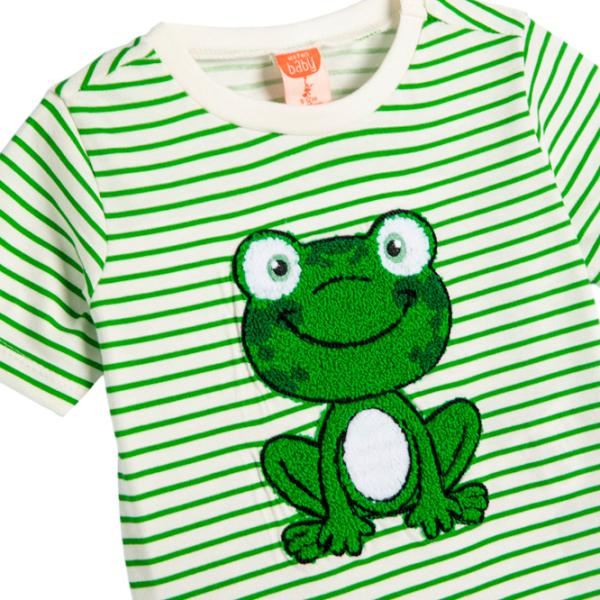 Tricou pentru băieți Koton 4SMB10005TK 116/ Green photo 3