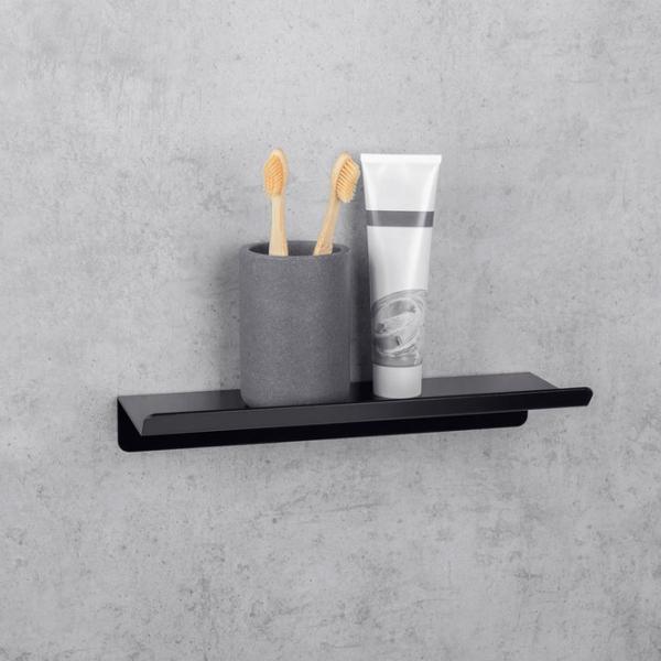 Raft pentru baie Daske Plain Aluminiu/ Black photo 7