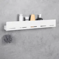 Raft pentru baie Daske Wenca L Aluminiu/ White photo 6