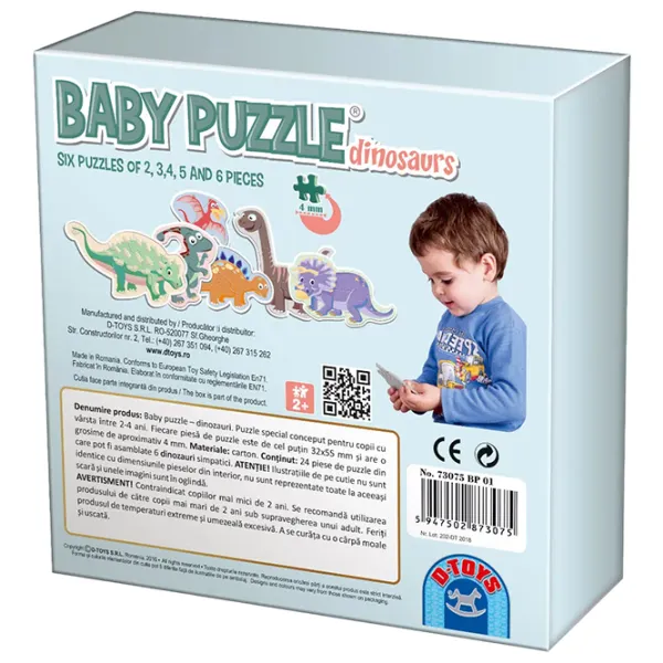 Набор пазлов D-TOYS Деревянный 2+/ Количество деталей: 24 photo 2