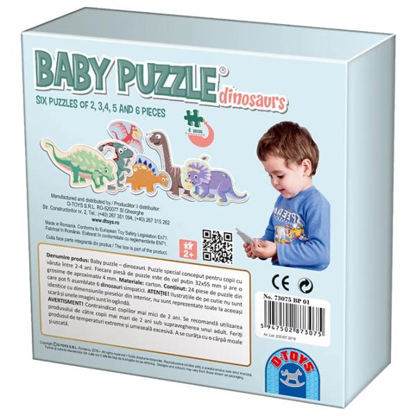 Набор пазлов D-TOYS Деревянный 2+/ Количество деталей: 24 photo 2