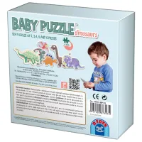 Set de puzzle-uri D-TOYS Dinozauri 2+/ Numărul de piese: 24 photo 2