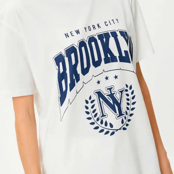 Футболка для женщин Koton 4SAL10037IK 100% хлопок/ Белый photo 5