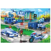Puzzle 2D D-TOYS Poliție 4+/ Numărul de piese: 100 photo 2