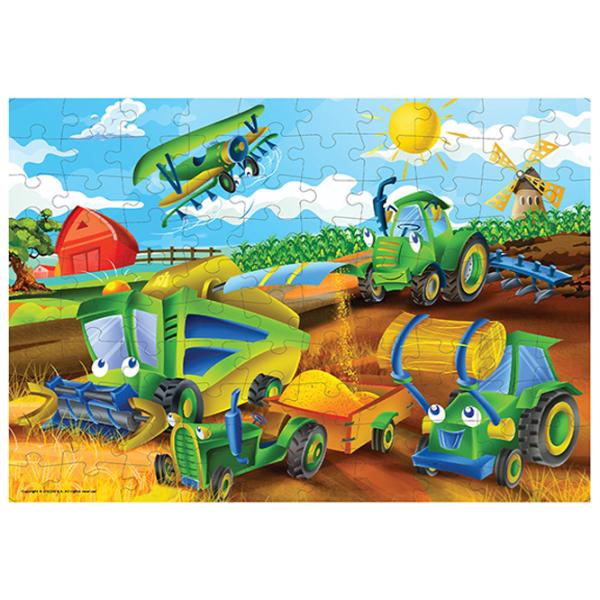Пазл 2D D-TOYS Agro Machines 4+/ Количество деталей: 100 photo 2