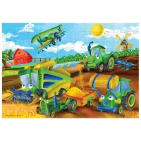 Puzzle 2D D-TOYS Agro Machines 4+/ Numărul de piese: 100 photo 2
