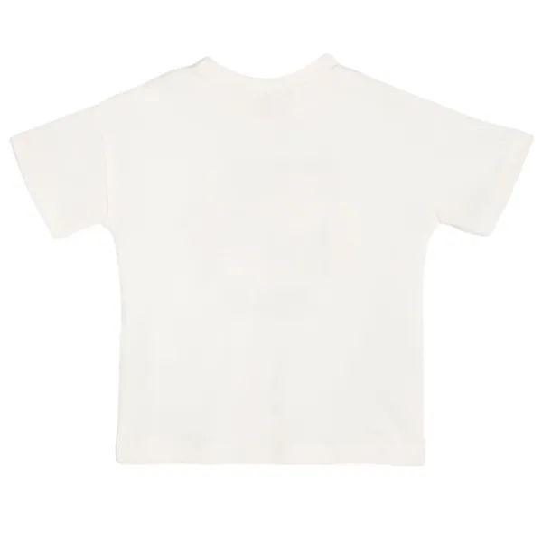 Tricou pentru băieți Koton 4SMB10072TK 98/ Ecru photo 2