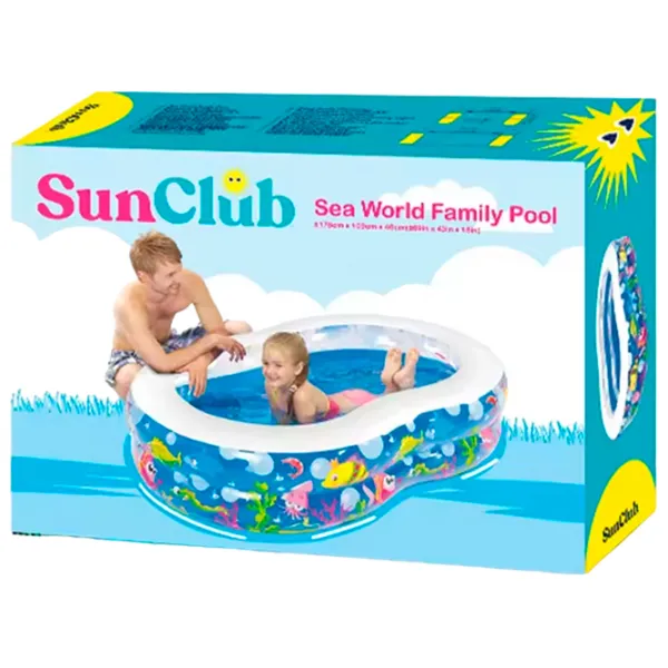 Бассейн SunClub 10118 312 л/ Надувной/ Синий photo 6 Бассейн SunClub 10118 312 л/ Надувной/ Синий photo 6