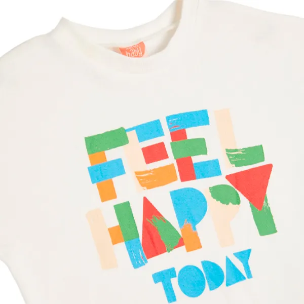 Футболка для мальчиков Koton 4SMB10072TK 110/ Экрю photo 3