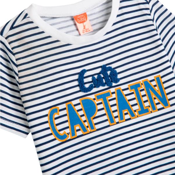 Tricou pentru băieți Koton 4SMB10058TK 98 / Blue photo 3