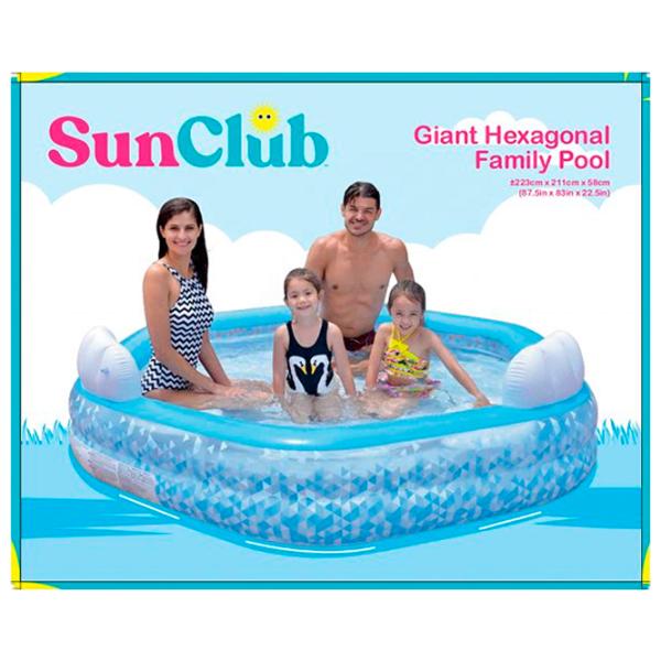 Бассейн SunClub 57161 590 л/ Надувной/ Синий photo 5 Бассейн SunClub 57161 590 л/ Надувной/ Синий photo 5