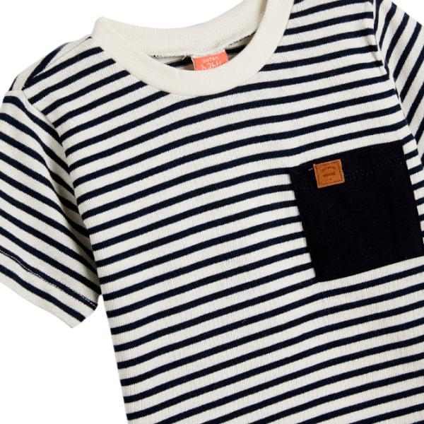 Tricou pentru băieți Koton 4SMB10008TK 86/ Navy photo 3