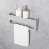 Raft pentru baie Daske Keyka Aluminiu/ Gray photo 5