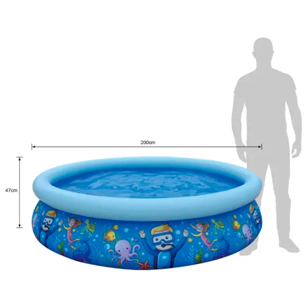 Piscină SunClub 17788 855 l/ Gonflabil/ Blue photo 4