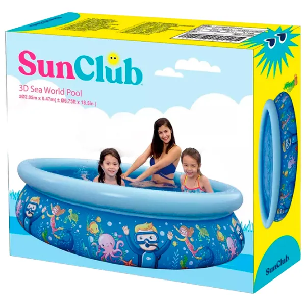 Piscină SunClub 17788 855 l/ Gonflabil/ Blue photo 5