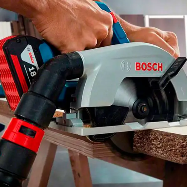 Дисковая пила Bosch GKS 185-LI B06016C1221 165 мм / Синий photo 7