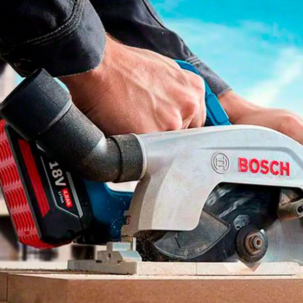 Дисковая пила Bosch GKS 185-LI B06016C1221 165 мм / Синий photo 8