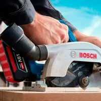 Fierăstrău circular Bosch GKS 185-LI B06016C1221 165 mm / Blue photo 8