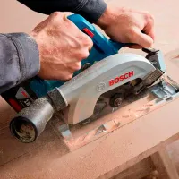 Fierăstrău circular Bosch GKS 185-LI B06016C1221 165 mm / Blue photo 9