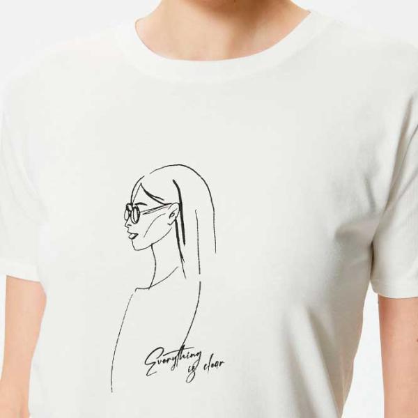 Tricou pentru femei Koton 4SAK50396EK 100% bumbac/ White photo 5