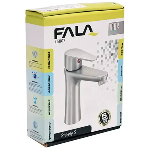 Смеситель для умывальника Fala Steely 2  photo 3