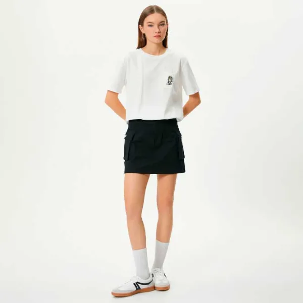 Tricou pentru femei Koton 4SAL10082IK 100% bumbac/ White photo 3