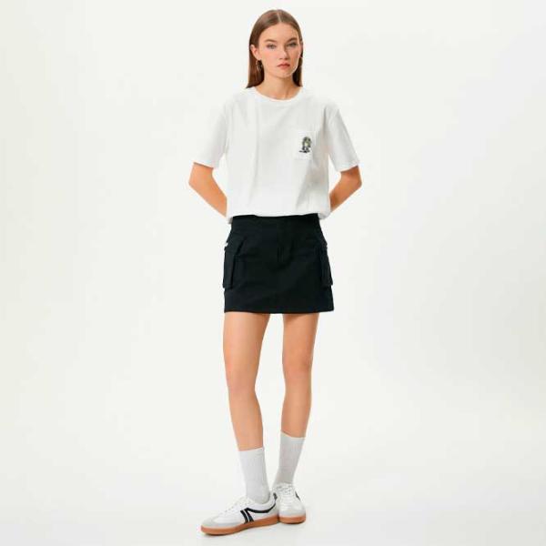 Tricou pentru femei Koton 4SAL10082IK 100% bumbac/ White photo 3