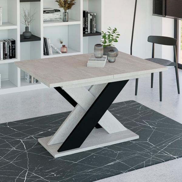 Masă de bucătărie extensibilă Prospero Xao 160 K350 PAL melaminat/ Gray photo 3