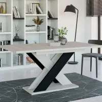 Кухонный стол раскладной Prospero Xao 160 K350 Меламиновая ДСП/ Серый photo 4