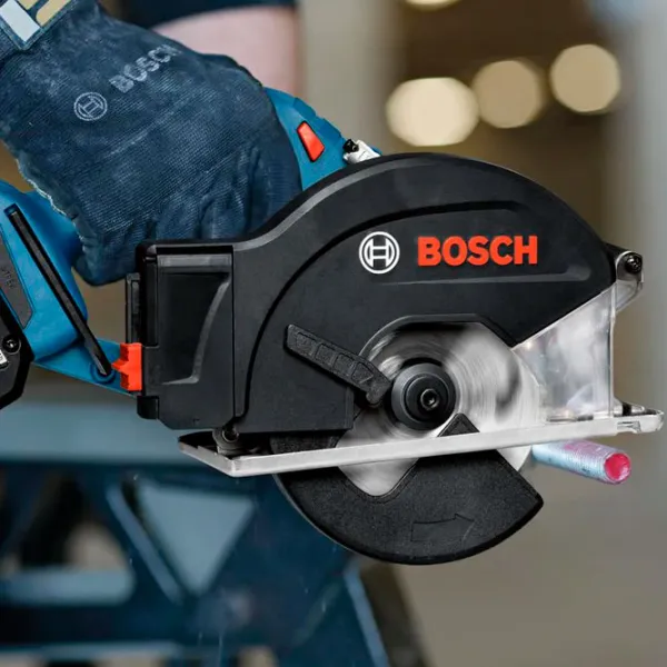 Fierăstrău circular Bosch GKM 18V-50 (06016B8002) 136 mm/ Blue photo 7