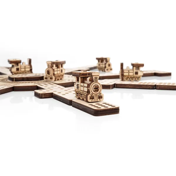 Puzzle 3D Ewa Toys Mexican Train Domino 14+/ Numărul de piese: 246 photo 3 Puzzle 3D Ewa Toys Mexican Train Domino 14+/ Numărul de piese: 246 photo 3