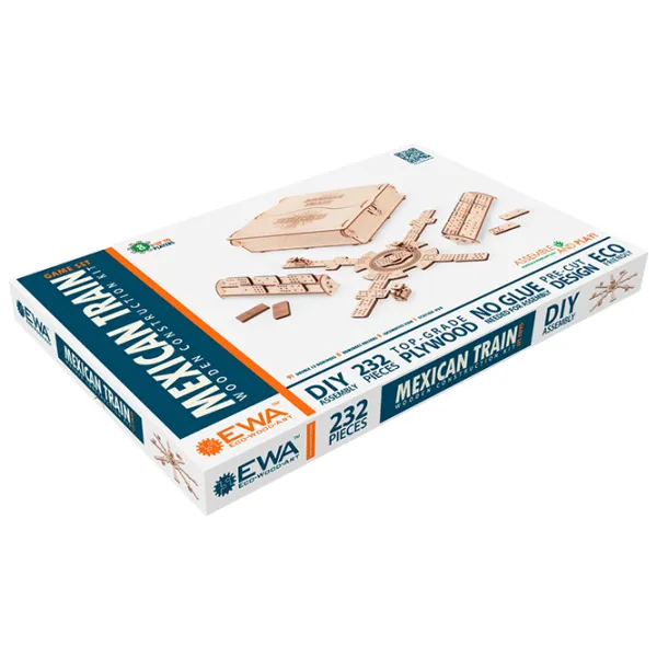 Puzzle 3D Ewa Toys Mexican Train Domino 14+/ Numărul de piese: 246 photo 5 Puzzle 3D Ewa Toys Mexican Train Domino 14+/ Numărul de piese: 246 photo 5