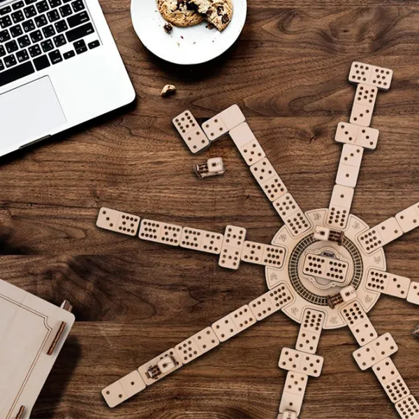 Puzzle 3D Ewa Toys Mexican Train Domino 14+/ Numărul de piese: 246 photo 7 Puzzle 3D Ewa Toys Mexican Train Domino 14+/ Numărul de piese: 246 photo 7