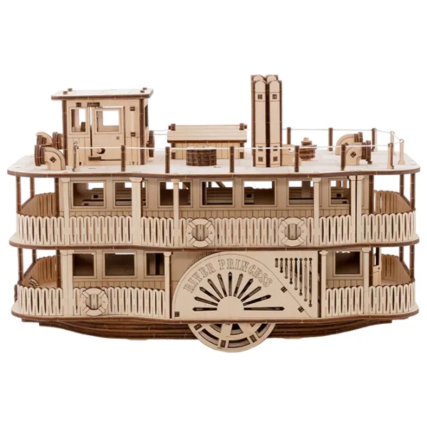 Puzzle 3D Ewa Toys Vapor cu vâsle "River princess" 14+/ Numărul de piese: 416 photo 2