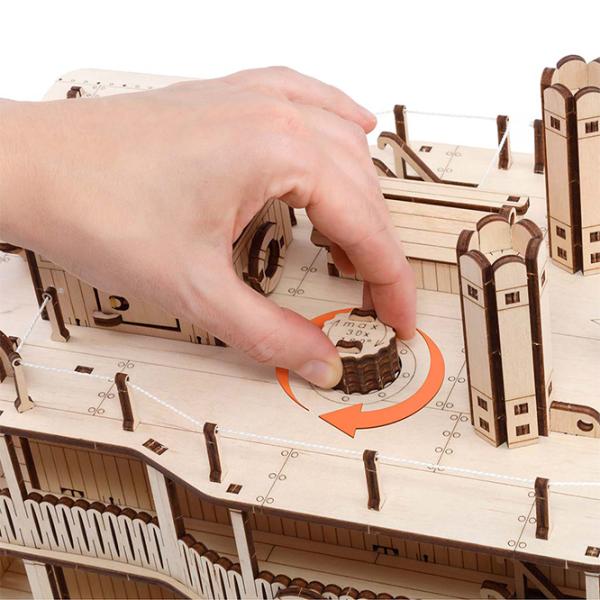 Puzzle 3D Ewa Toys Vapor cu vâsle "River princess" 14+/ Numărul de piese: 416 photo 6