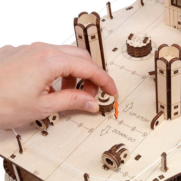 Puzzle 3D Ewa Toys Vapor cu vâsle "River princess" 14+/ Numărul de piese: 416 photo 7