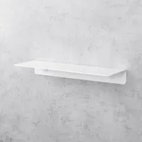 Raft pentru baie Daske Elegance Aluminiu/ White photo 3