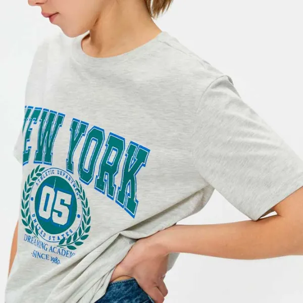 Футболка для женщин Koton 4SAL10163IK 69 % вискоза/ Светло-серый photo 2